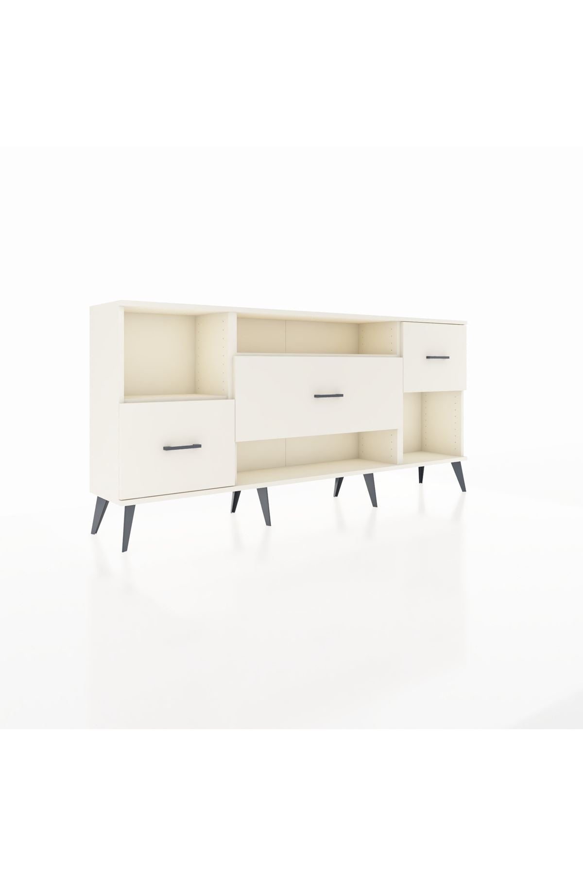 Arges Konsol 2 Raflı 3 Çekmeceli 176x30x83 - S148M019V04A