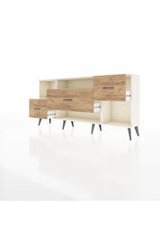 Arges Konsol 2 Raflı 3 Çekmeceli 176x30x83 - S148M019V06A