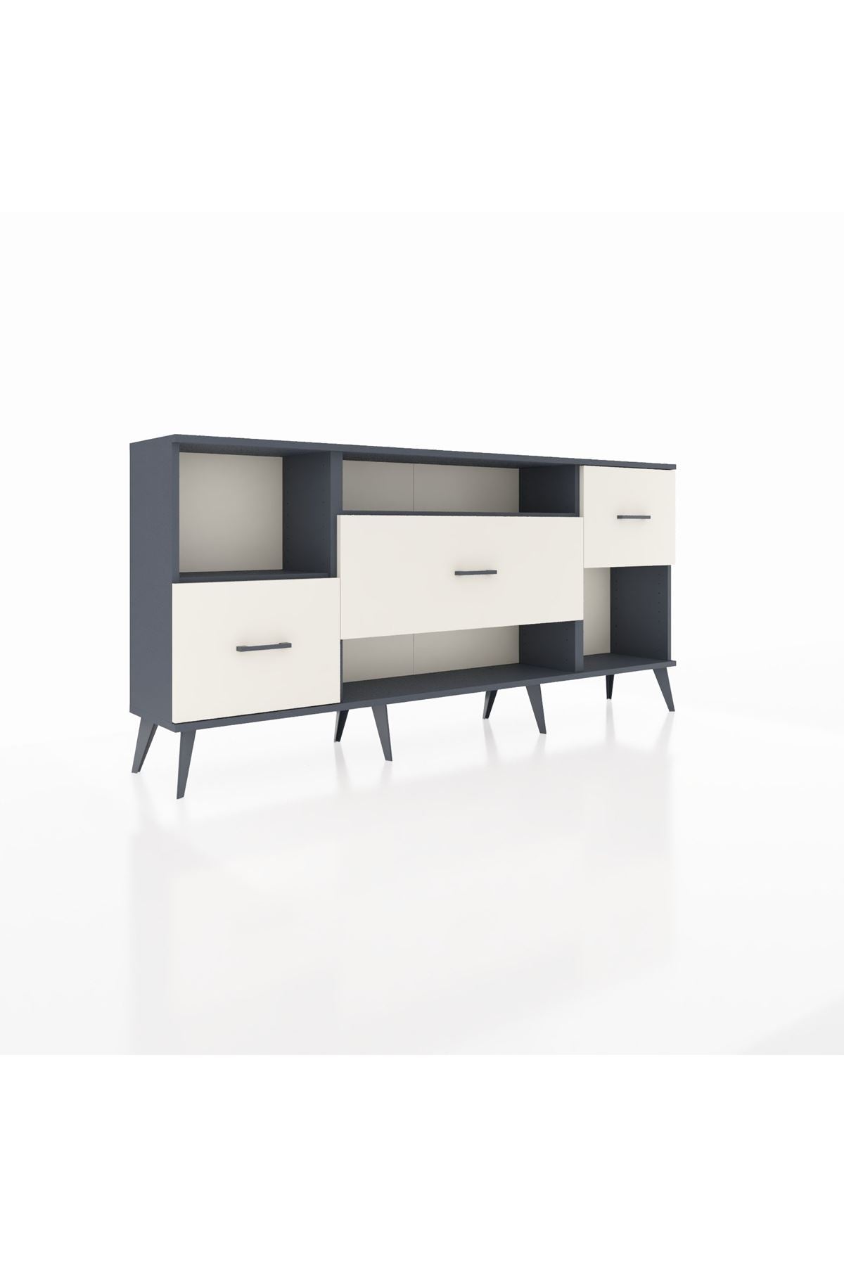 Arges Konsol 2 Raflı 3 Çekmeceli 176x30x83 - S148M019V16A