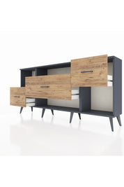 Arges Konsol 2 Raflı 3 Çekmeceli 176x30x83 - S148M019V18A