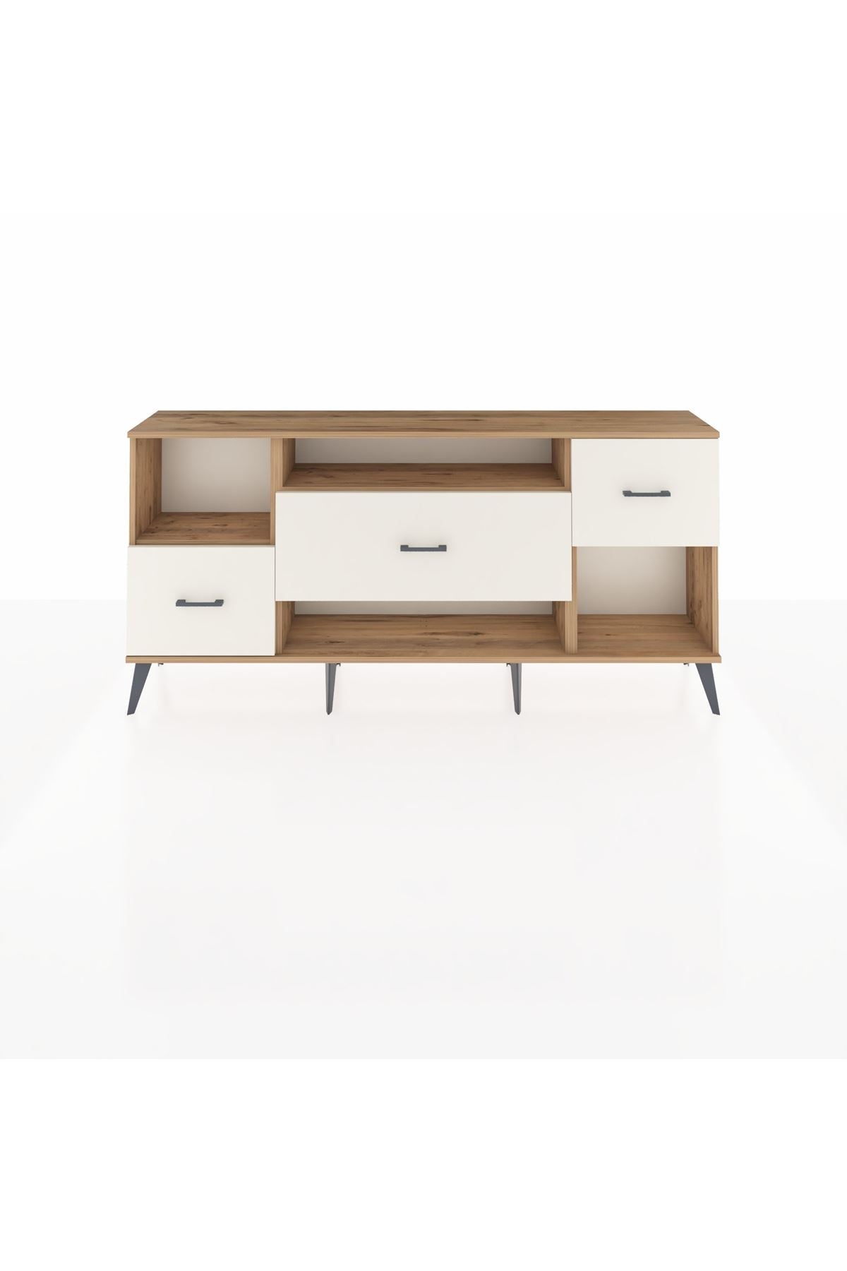 Arges Konsol 2 Raflı 3 Çekmeceli 176x30x83 - S148M019V19A