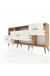 Arges Konsol 2 Raflı 3 Çekmeceli 176x30x83 - S148M019V19A