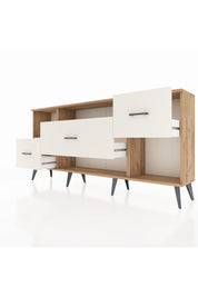 Arges Konsol 2 Raflı 3 Çekmeceli 176x30x83 - S148M019V22A