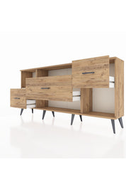 Arges Konsol 2 Raflı 3 Çekmeceli 176x30x83 - S148M019V24A