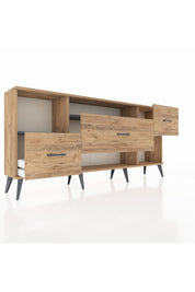 Arges Konsol 2 Raflı 3 Çekmeceli 176x30x83 - S148M019V27A