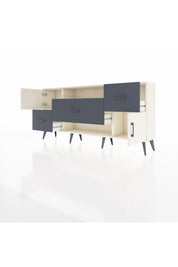 Arges Konsol 2 Raflı 3 Çekmeceli 2 Kapaklı 176x30x83 - S148M020V05A