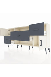 Arges Konsol 2 Raflı 3 Çekmeceli 2 Kapaklı 176x30x83 - S148M020V05A