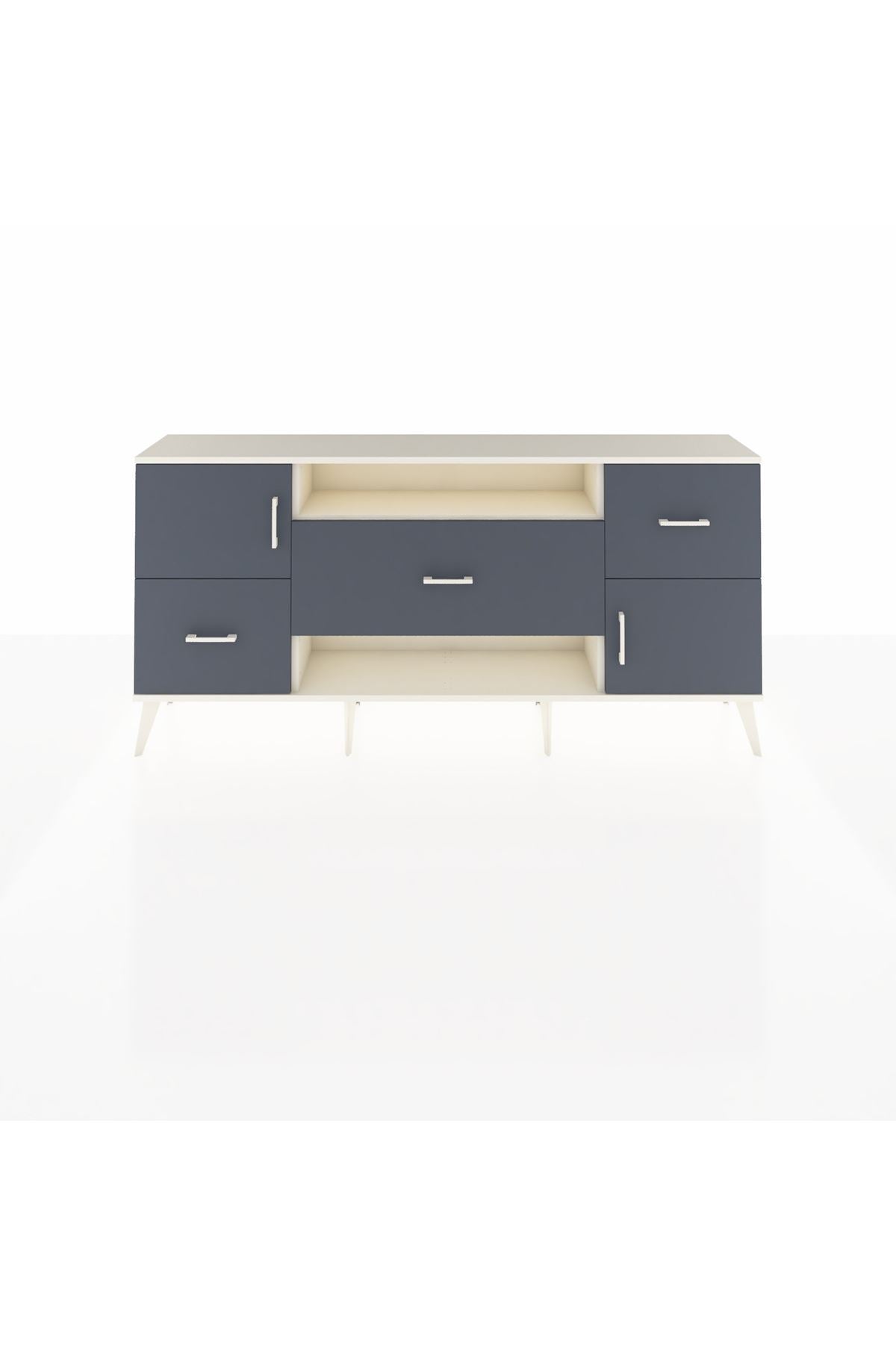 Arges Konsol 2 Raflı 3 Çekmeceli 2 Kapaklı 176x30x83 - S148M020V08A