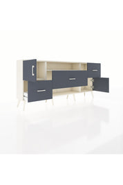 Arges Konsol 2 Raflı 3 Çekmeceli 2 Kapaklı 176x30x83 - S148M020V08A