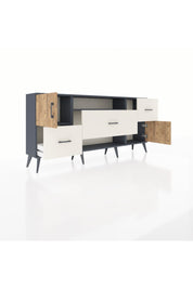 Arges Konsol 2 Raflı 3 Çekmeceli 2 Kapaklı 176x30x83 - S148M020V10A