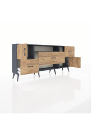 Arges Konsol 2 Raflı 3 Çekmeceli 2 Kapaklı 176x30x83 - S148M020V12A