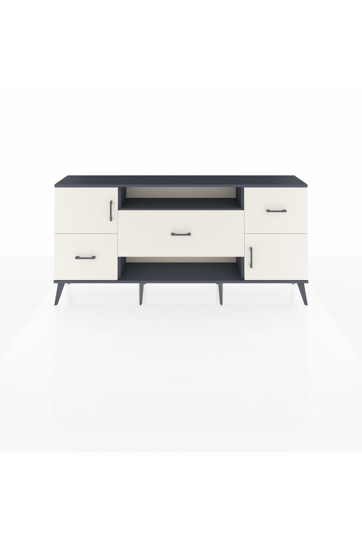 Arges Konsol 2 Raflı 3 Çekmeceli 2 Kapaklı 176x30x83 - S148M020V13A