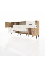 Arges Konsol 2 Raflı 3 Çekmeceli 2 Kapaklı 176x30x83 - S148M020V19A