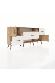 Arges Konsol 2 Raflı 3 Çekmeceli 2 Kapaklı 176x30x83 - S148M020V19A