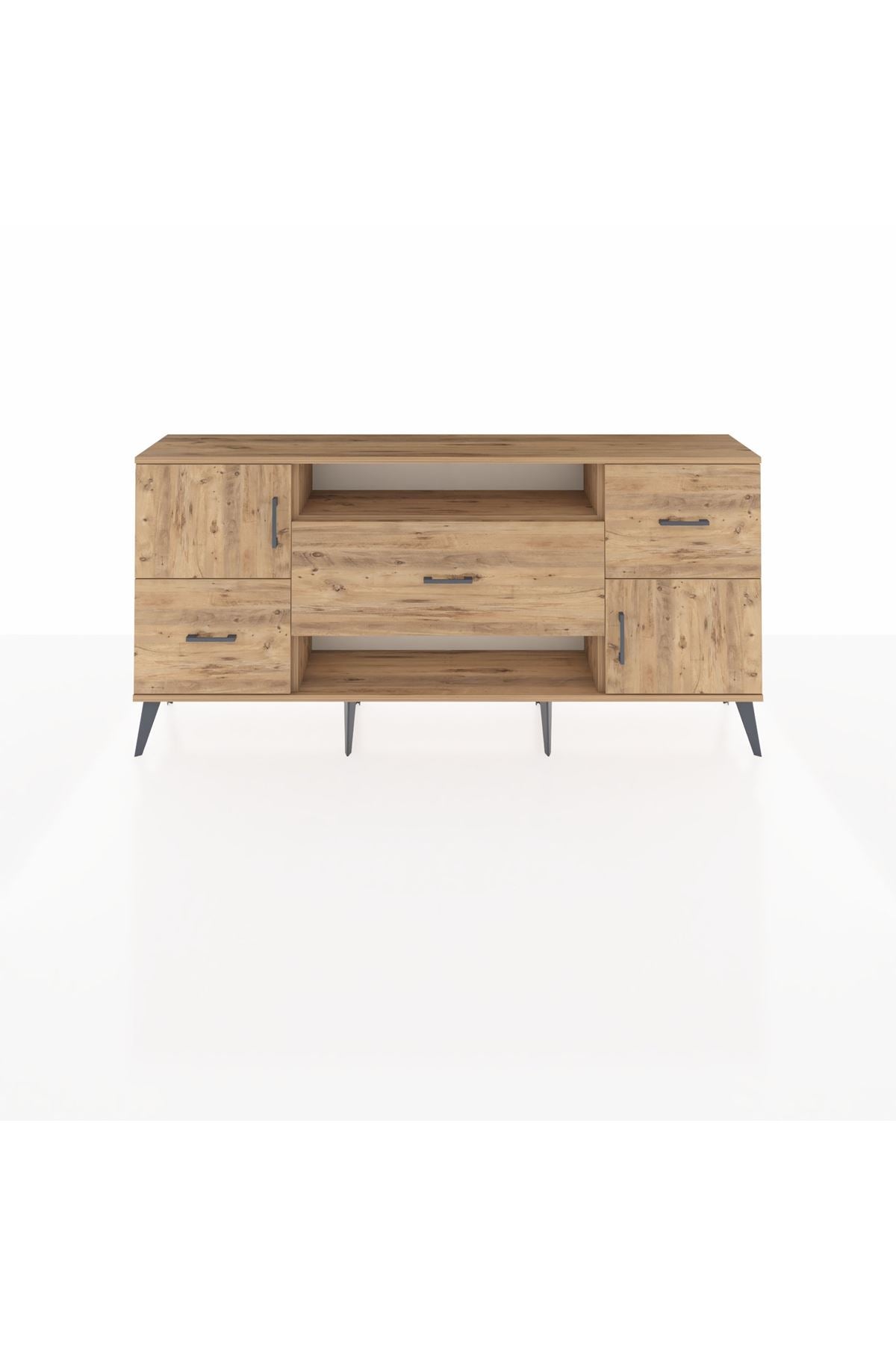 Arges Konsol 2 Raflı 3 Çekmeceli 2 Kapaklı 176x30x83 - S148M020V21A