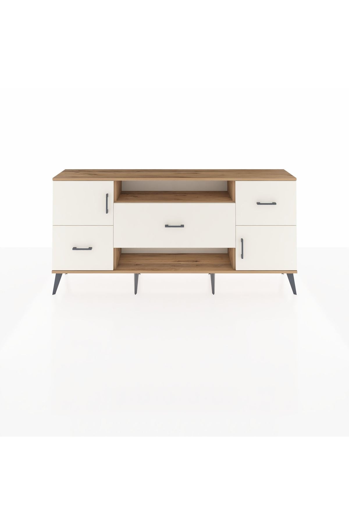 Arges Konsol 2 Raflı 3 Çekmeceli 2 Kapaklı 176x30x83 - S148M020V22A