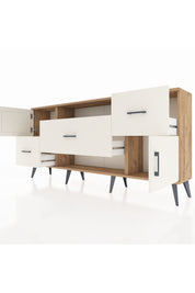 Arges Konsol 2 Raflı 3 Çekmeceli 2 Kapaklı 176x30x83 - S148M020V22A