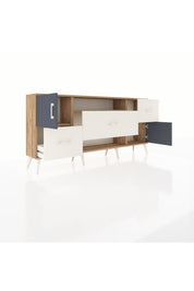 Arges Konsol 2 Raflı 3 Çekmeceli 2 Kapaklı 176x30x83 - S148M020V25A