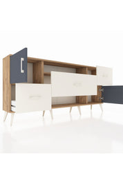 Arges Konsol 2 Raflı 3 Çekmeceli 2 Kapaklı 176x30x83 - S148M020V25A