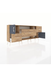 Arges Konsol 2 Raflı 3 Çekmeceli 2 Kapaklı 176x30x83 - S148M020V27A