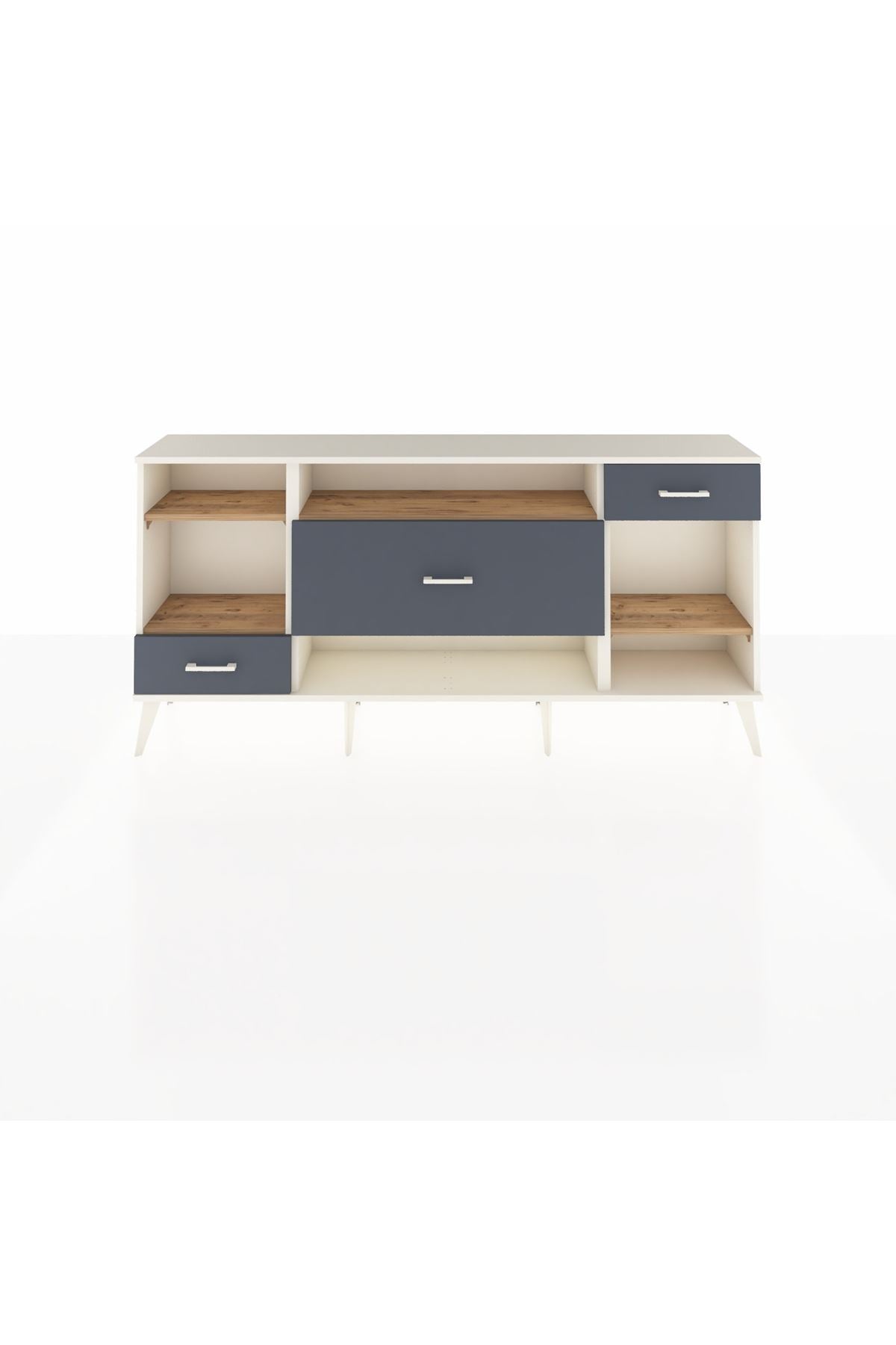 Arges Konsol 4 Raflı 3 Çekmeceli 176x30x83 - S148M021V02A