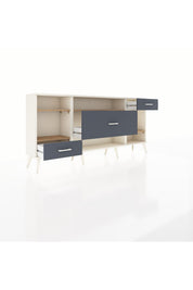 Arges Konsol 4 Raflı 3 Çekmeceli 176x30x83 - S148M021V02A