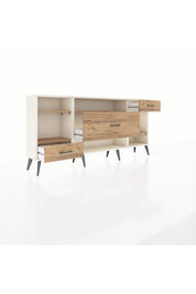 Arges Konsol 4 Raflı 3 Çekmeceli 176x30x83 - S148M021V03A