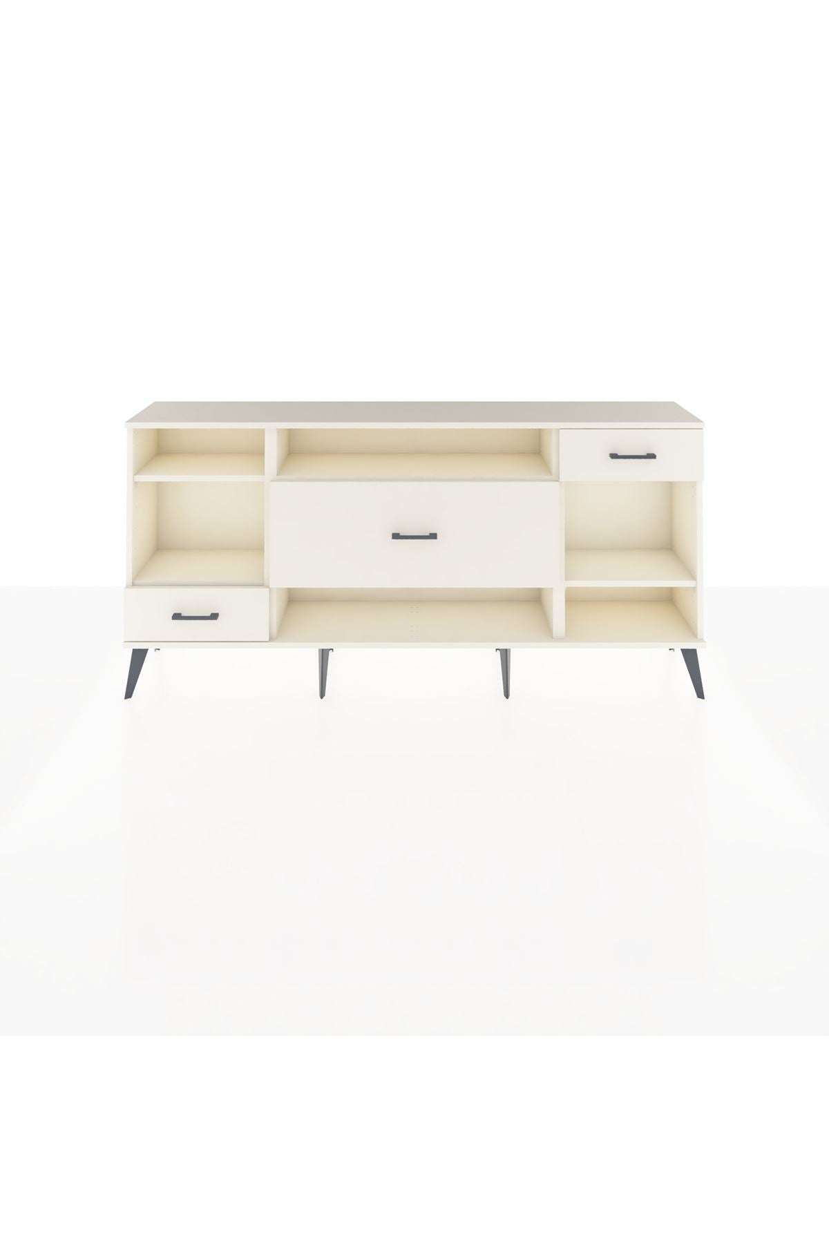 Arges Konsol 4 Raflı 3 Çekmeceli 176x30x83 - S148M021V04A