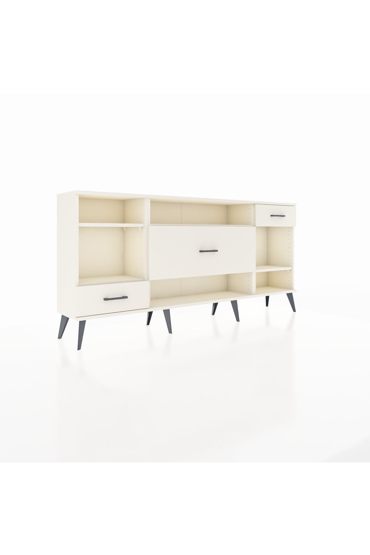 Arges Konsol 4 Raflı 3 Çekmeceli 176x30x83 - S148M021V04A