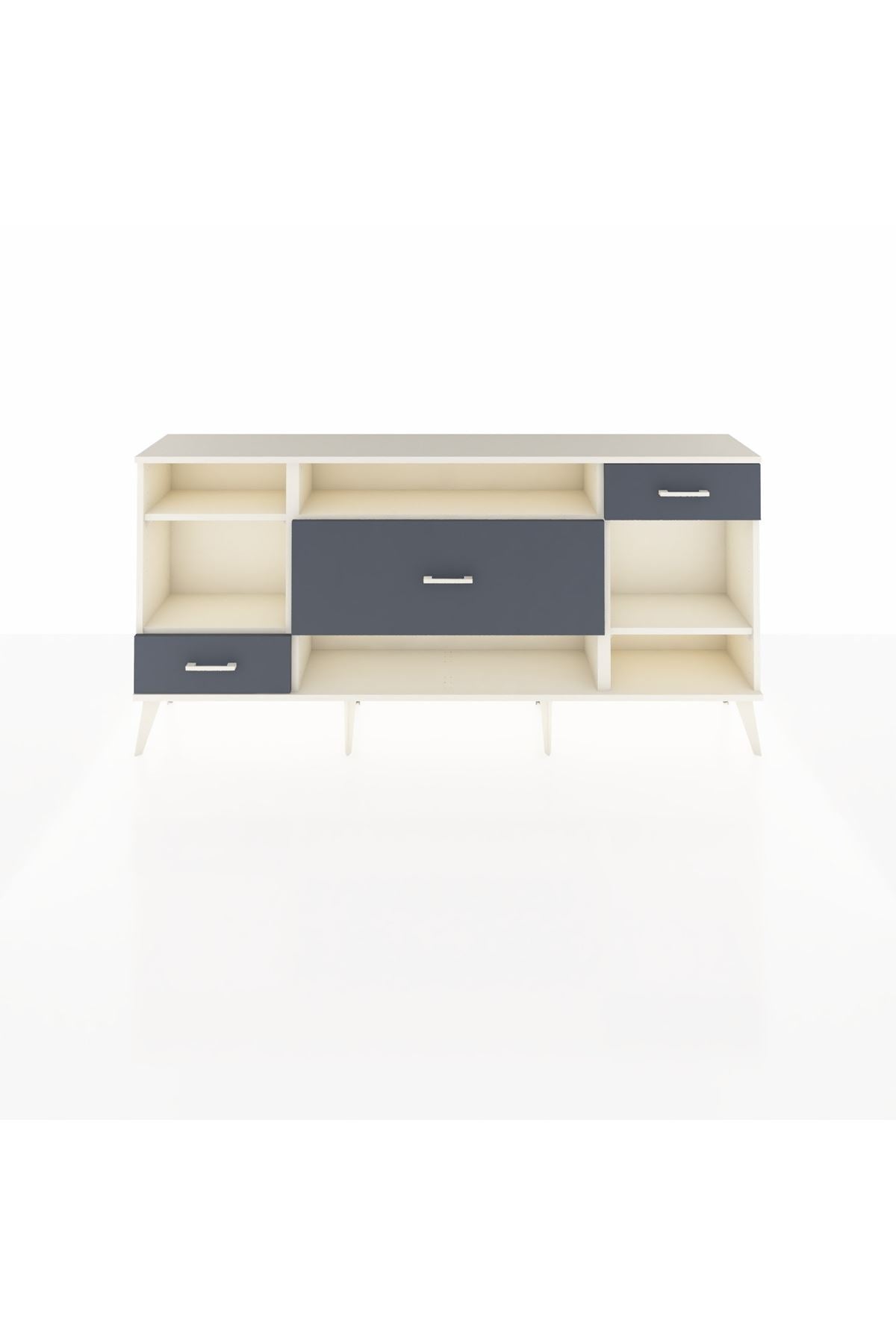 Arges Konsol 4 Raflı 3 Çekmeceli 176x30x83 - S148M021V05A