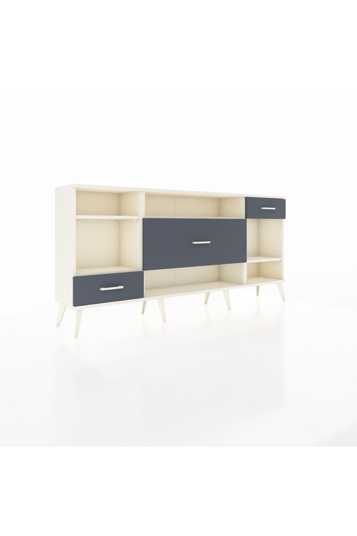 Arges Konsol 4 Raflı 3 Çekmeceli 176x30x83 - S148M021V05A