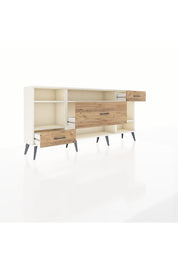 Arges Konsol 4 Raflı 3 Çekmeceli 176x30x83 - S148M021V06A