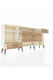 Arges Konsol 4 Raflı 3 Çekmeceli 176x30x83 - S148M021V06A