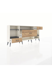 Arges Konsol 4 Raflı 3 Çekmeceli 176x30x83 - S148M021V09A