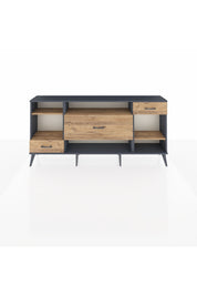 Arges Konsol 4 Raflı 3 Çekmeceli 176x30x83 - S148M021V12A
