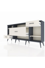 Arges Konsol 4 Raflı 3 Çekmeceli 176x30x83 - S148M021V13A