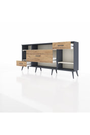 Arges Konsol 4 Raflı 3 Çekmeceli 176x30x83 - S148M021V15A