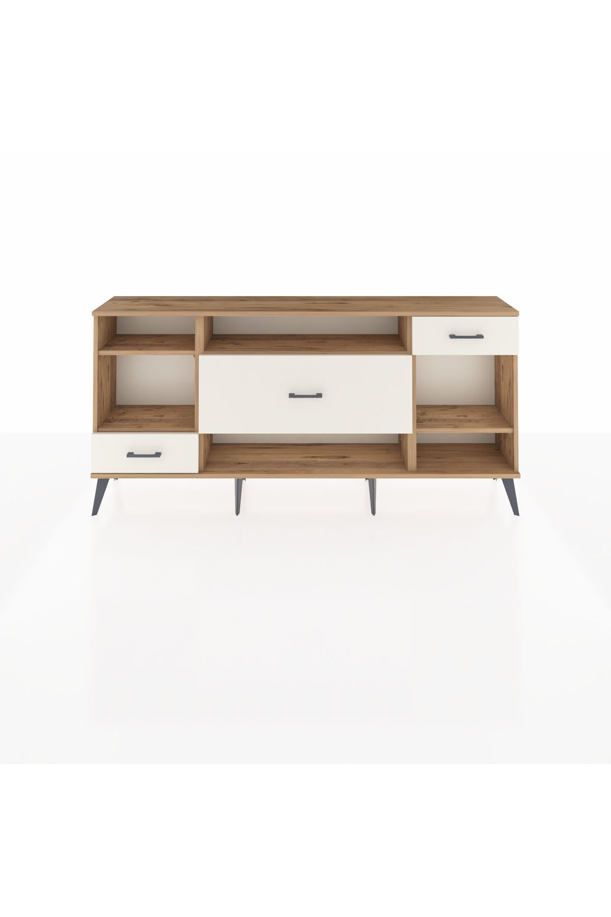 Arges Konsol 4 Raflı 3 Çekmeceli 176x30x83 - S148M021V19A