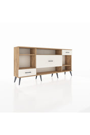 Arges Konsol 4 Raflı 3 Çekmeceli 176x30x83 - S148M021V19A
