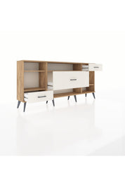 Arges Konsol 4 Raflı 3 Çekmeceli 176x30x83 - S148M021V19A
