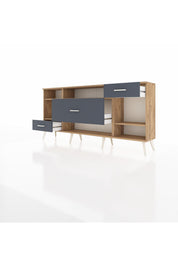 Arges Konsol 4 Raflı 3 Çekmeceli 176x30x83 - S148M021V20A