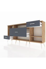 Arges Konsol 4 Raflı 3 Çekmeceli 176x30x83 - S148M021V20A