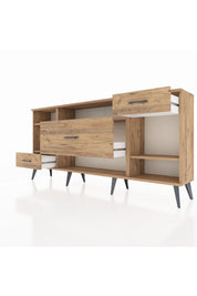 Arges Konsol 4 Raflı 3 Çekmeceli 176x30x83 - S148M021V21A