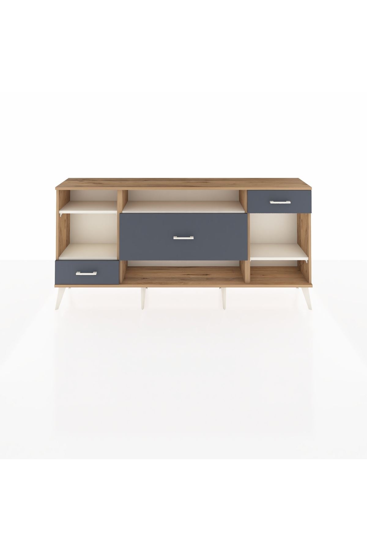 Arges Konsol 4 Raflı 3 Çekmeceli 176x30x83 - S148M021V23A