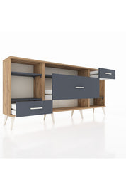Arges Konsol 4 Raflı 3 Çekmeceli 176x30x83 - S148M021V26A