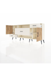 Arges Konsol 4 Raflı 3 Çekmeceli 2 Kapaklı 176x30x83 - S148M022V01A