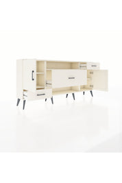 Arges Konsol 4 Raflı 3 Çekmeceli 2 Kapaklı 176x30x83 - S148M022V04A