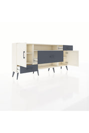 Arges Konsol 4 Raflı 3 Çekmeceli 2 Kapaklı 176x30x83 - S148M022V05A