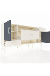 Arges Konsol 4 Raflı 3 Çekmeceli 2 Kapaklı 176x30x83 - S148M022V07A