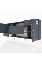 Arges Konsol 4 Raflı 3 Çekmeceli 2 Kapaklı 176x30x83 - S148M022V17A